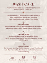 Cotton Dabu Stripe Play Dress - Indigo