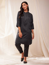 Solid Co-ord Set - Grey