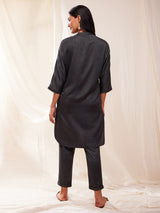 Solid Co-ord Set - Grey