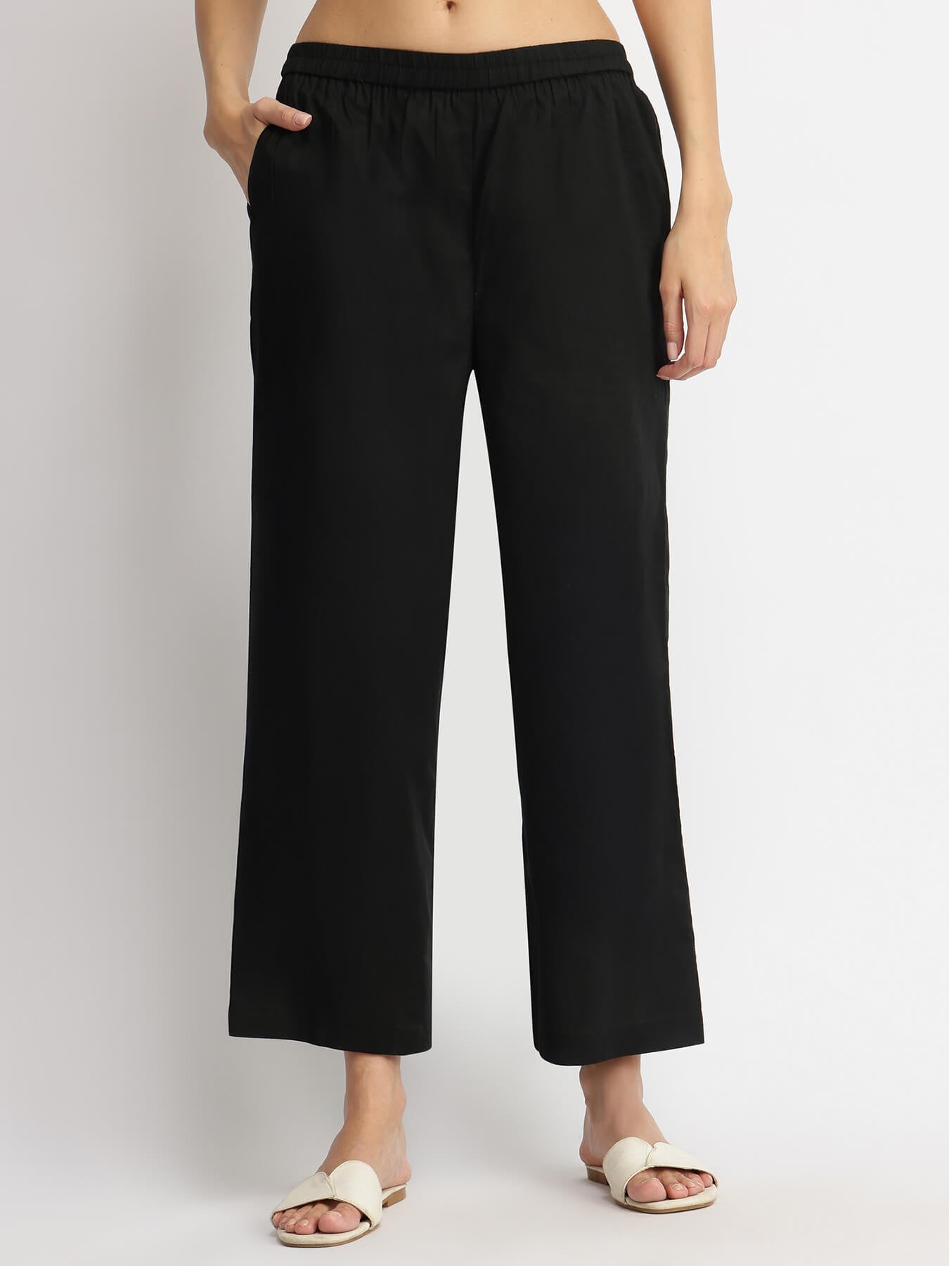 Cotton Bandhani Floral Co-ord Set - Black