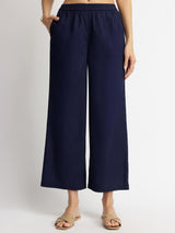 Cotton Tribal Print Kurta Set - Blue