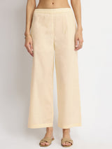 Cotton Floral Placement Print Kurta Set - Off-White