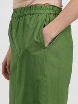 Cotton Colourblock Sleeveless Kurta Set - Green