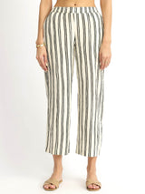 Cotton Geometric Print Kurta Set - White & Black