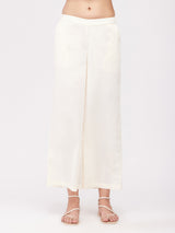 Cotton Leaf Striped Kurta Set - Olive