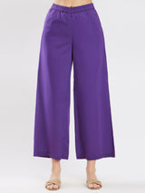 Cotton Bandhani Floral Kurta Set - Purple