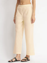 Cotton Striped Shirt Kurta Set - Beige & Off-White