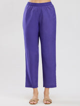 Cotton Bandhani Asymmetric Floral Kurta Set - Blue