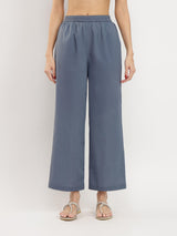 Organza Floral Print Kurta Set - Teal