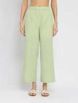 Cotton Floral Placement Print Kurta Set - Green