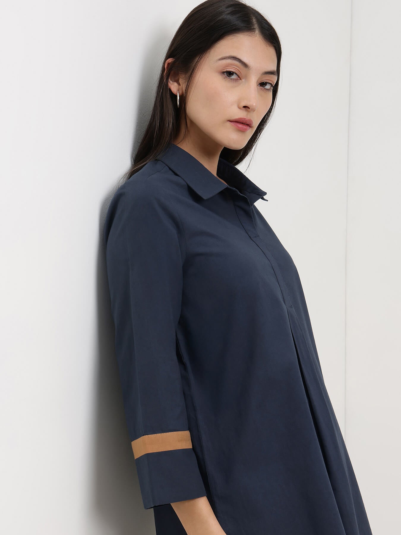 Cotton Solid Top - Navy