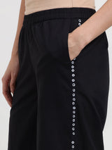 Cotton Bandhani Co-ord Set - Black