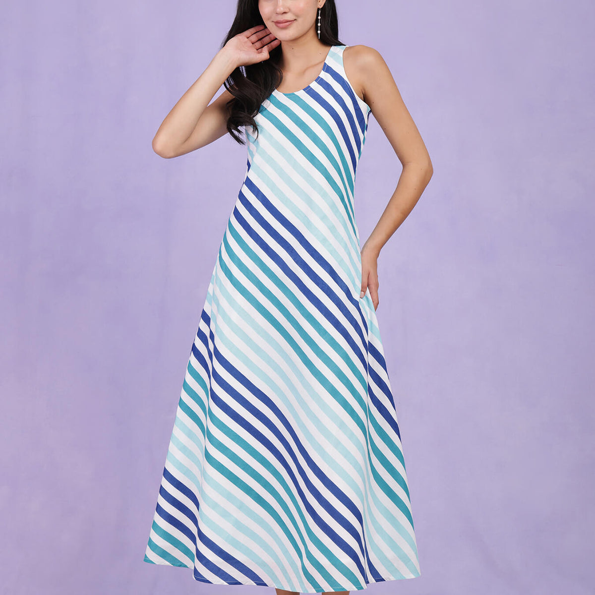 coast light blue dress The Wailea Style with strappy heeled DecMTS Color:VINTAGE PINK Oceans of fun in