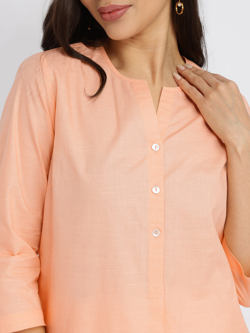 Cotton Solid Top - Orange