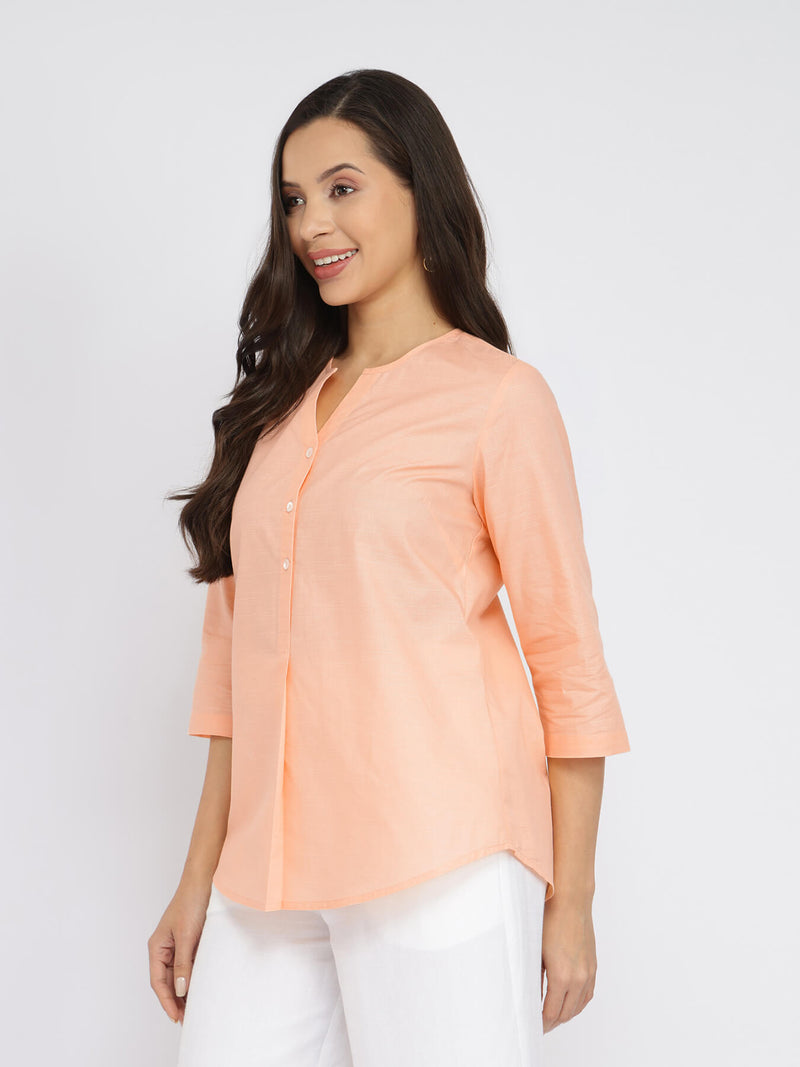 Cotton Solid Top - Orange