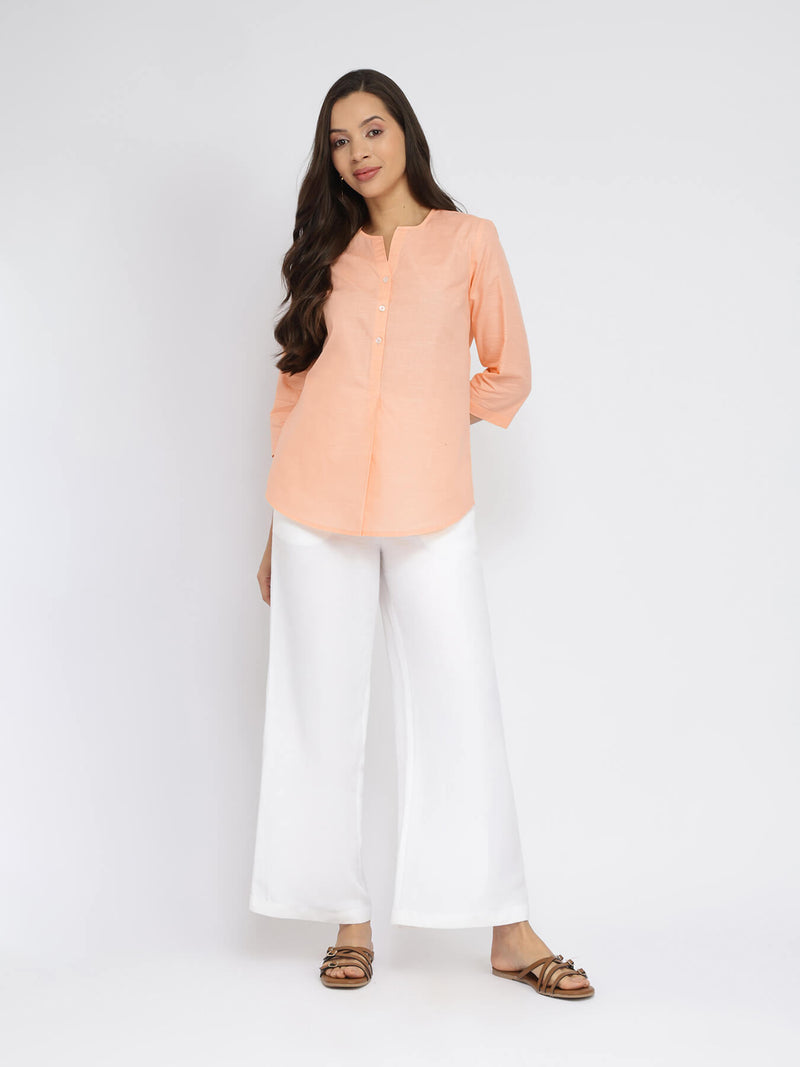 Cotton Solid Top - Orange