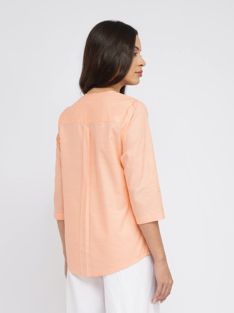 Cotton Solid Top - Orange
