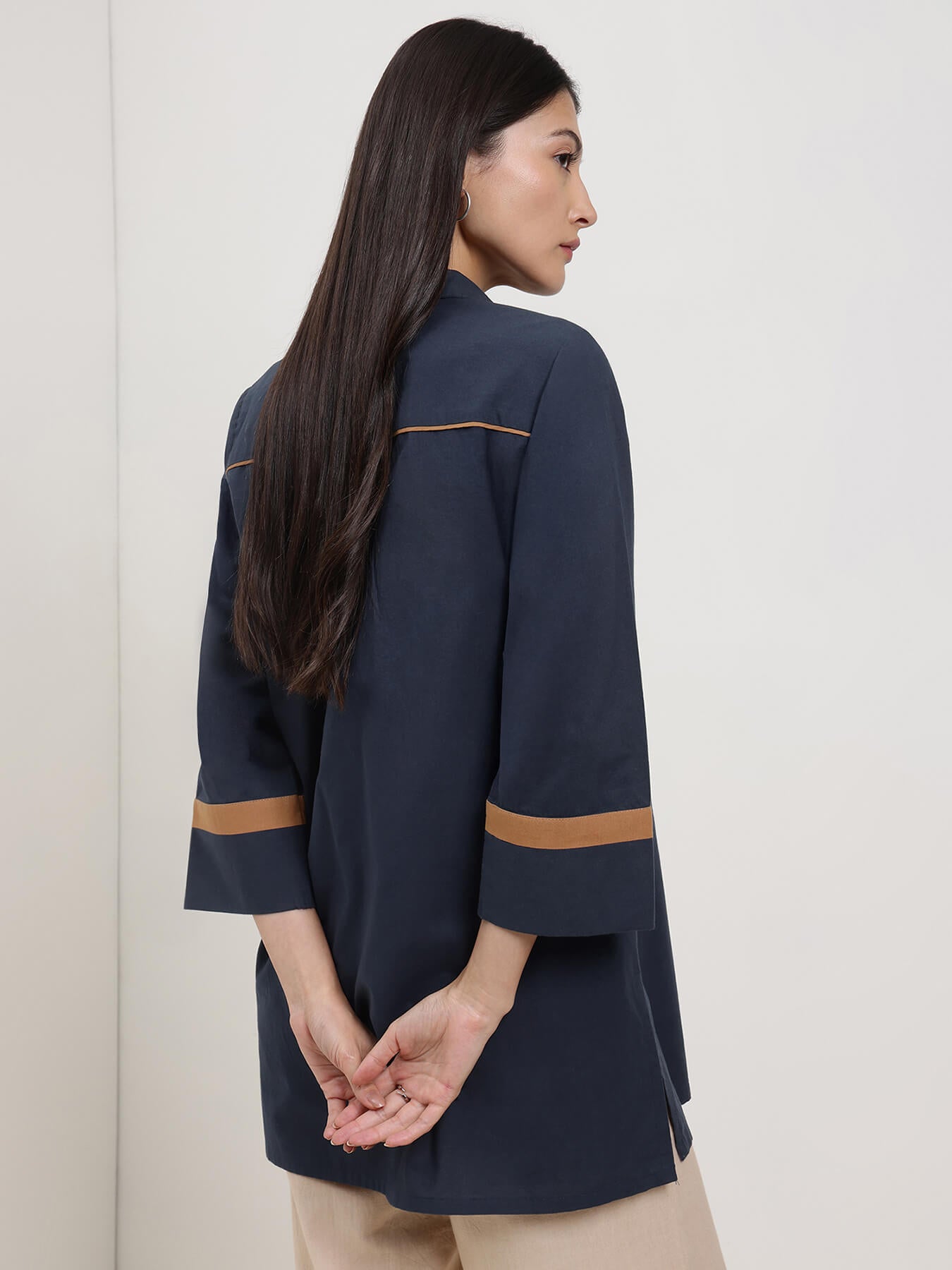 Cotton Solid Top - Navy