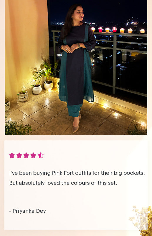 Pink Fort Rabat Pink Fort by Fablestreet - Modern Indian Wear For Women