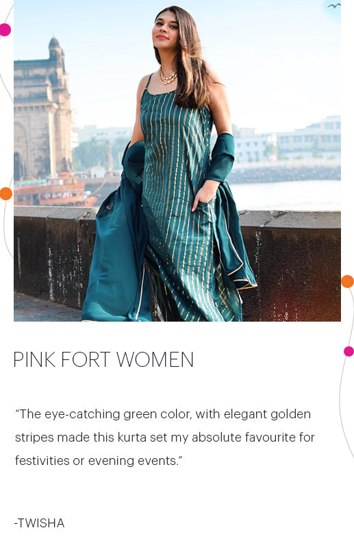 Pink Fort Rabat Pink Fort by FableStreet - Modern Indian Styles For Women – Pink Fort ...