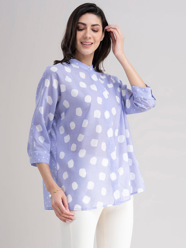 Buy Lilac Dolman Sleeve Print Play Shirt Online | Marigold